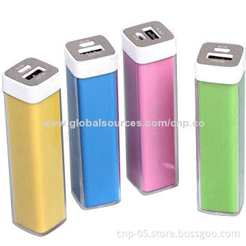 2,600mAh Mini Power Banks with ABS + PC Materials, Smart Power Management